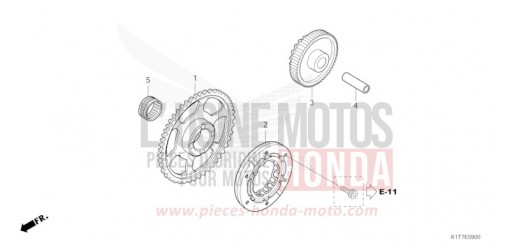 EMBRAYAGE DE DEMARRAGE CRF300LAP de 2023